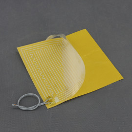 TF1244 - topná fólie PES 12 V, 20 W, lepicí, 207 na 207 mm
