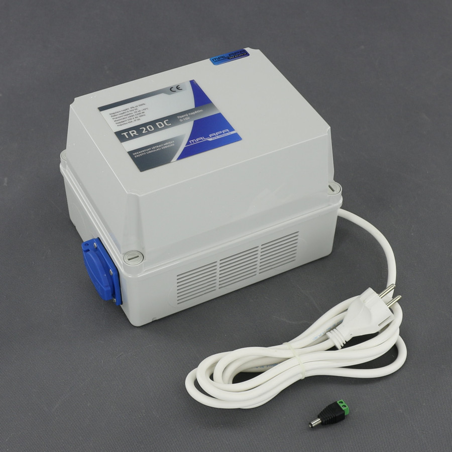 TR20 DC - regulátor napětí 230 V, 2200 W, triakový, 0-10 V DC