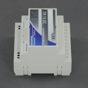 TR13 DC - regulátor napětí 230 V, 900 W, triakový, 2,5-5 V DC, DIN