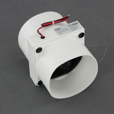 SI88 - vestavný potrubní ventilátor průměr 100 mm, 12 V, 67 m3/h