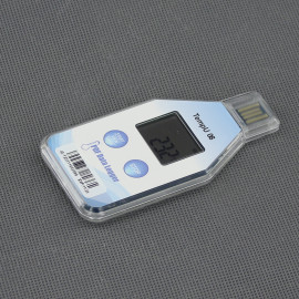 VT134 - datalogger USB teploty, jednorázový, LCD displej