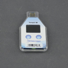 VT134 - záznamník teploty jednorázový (datalogger USB), displej