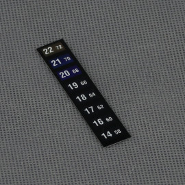 VT102 - teploměr 14 až 22 stupňů C, ohebný, samolepicí