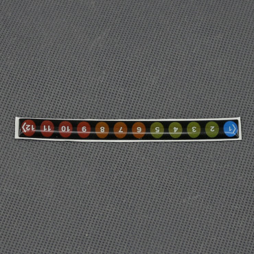 VT106 - teploměr 1 až 12 stupňů C, ohebný, samolepicí