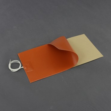 TF1444 - topná fólie silikon 12 V, 80 W, lepicí, 400 na 200 mm