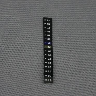 VT40 - teploměr 14 až 31 stupňů C, ohebný, samolepicí