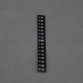 VT40 - teploměr 14 až 31 stupňů C, ohebný, samolepicí