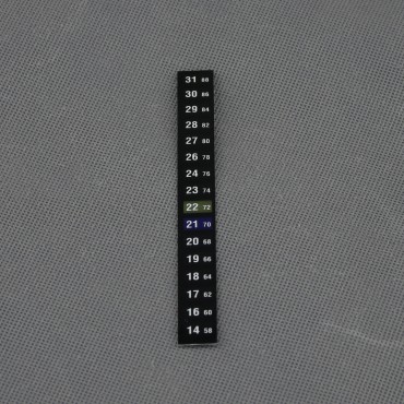 VT40 - teploměr 14 až 31 stupňů C, ohebný, samolepicí