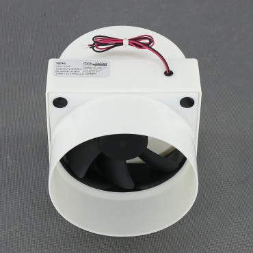 SI96 - vestavný potrubní ventilátor průměr 125 mm, 12 V, 230 m3/h