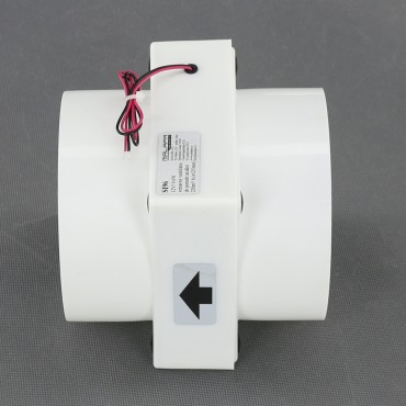SI96 - vestavný potrubní ventilátor průměr 125 mm, 12 V, 230 m3/h