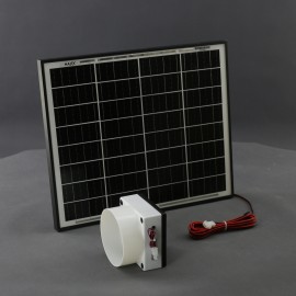 SO16 - solární ventilátor nástěnný průměr 125 mm, 230 m3/h