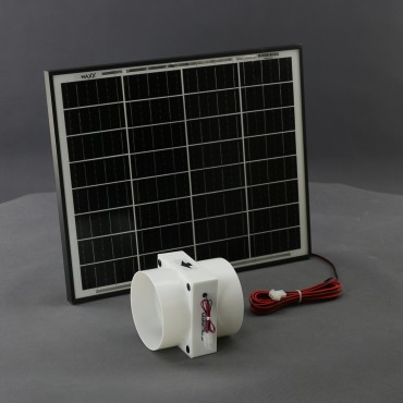 SO18 - solární ventilátor vestavný průměr 125 mm, 230 m3/h