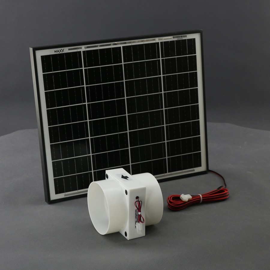 SO18 - solární ventilátor vestavný průměr 125 mm, 230 m3/h