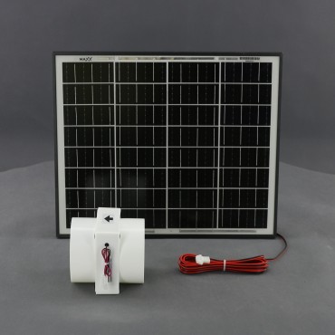 SO18 - solární ventilátor vestavný průměr 125 mm, 230 m3/h