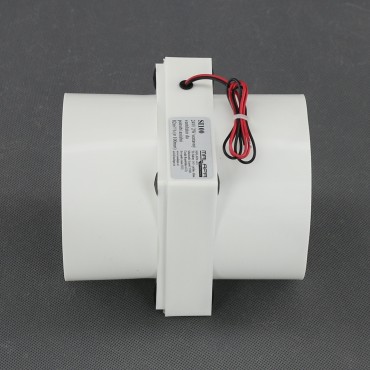 SI100 - vestavný potrubní ventilátor průměr 100 mm, 24 V, 82 m3/h
