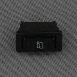 SI744 - tlačítko kolébkové 12-24 V, 20 A, (ON)-OFF-(ON), červená LED