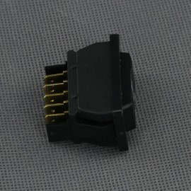 SI744 - tlačítko kolébkové 12-24 V, 20 A, (ON)-OFF-(ON), červená LED