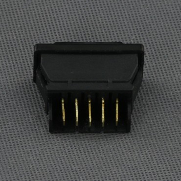 SI744 - tlačítko kolébkové 12-24 V, 20 A, (ON)-OF-(ON), červená LED