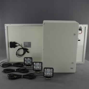 SO170 - solární osvětlení plochy, 30 W LED s akumulátorem