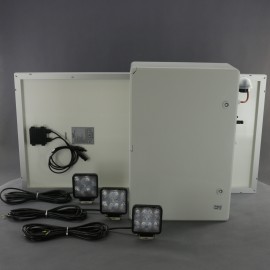 SO170 - solární osvětlení plochy, 30 W LED s akumulátorem