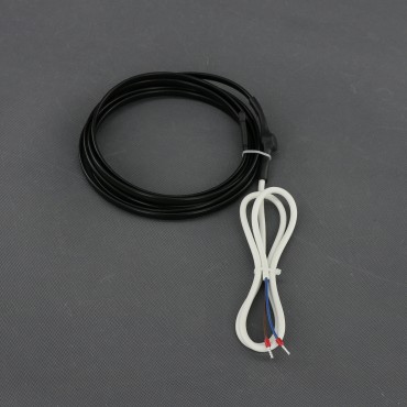 TF522 - topný kabel 12 V, 60 W, samoregulační, termostat, 3 m
