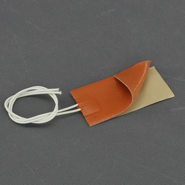 TF1412 - topná fólie silikon 12 V, 5 W, lepicí, 100 na 50 mm