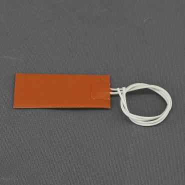 TF1412 - topná fólie silikon 12 V, 5 W, lepicí, 100 na 50 mm