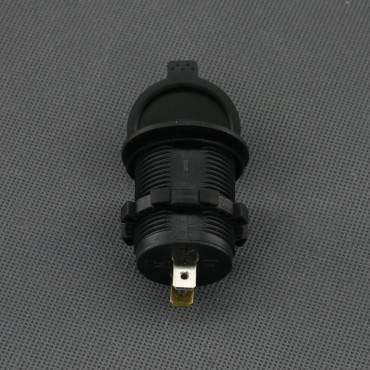 SI856 - USB-A QC3.0 a USB-C PD nabíječka a voltmetr, IP65, panelová