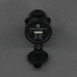 SI860 - USB-A QC3.0 nabíječka 3,6 A, IP65, panelová