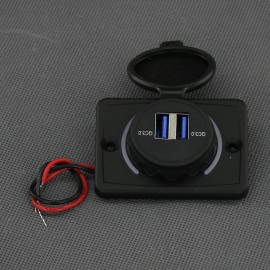 SI864 - 2x USB-A QC3.0 nabíječka 2x 3 A, IP65, na plochu