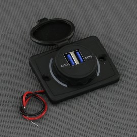 SI864 - 2x USB-A QC3.0 nabíječka 2x 3 A, IP65, na plochu