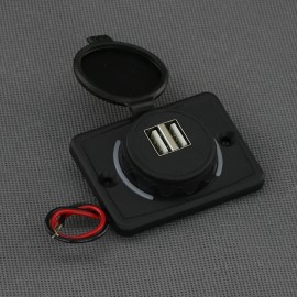 SI866 - 2x USB-A nabíječka 2x 4,8 A, IP65, na plochu