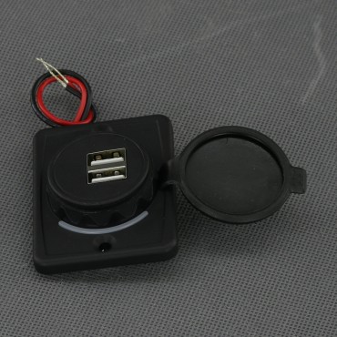 SI866 - 2x USB-A nabíječka 2x 4,8 A, IP65, na plochu