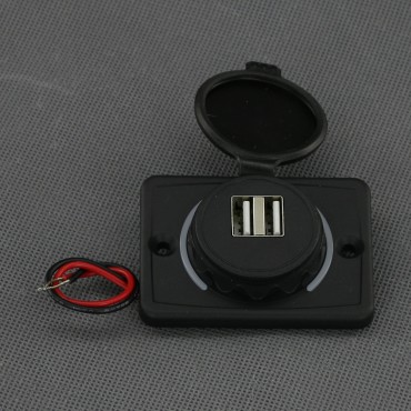 SI866 - 2x USB-A nabíječka 2x 4,8 A, IP65, na plochu