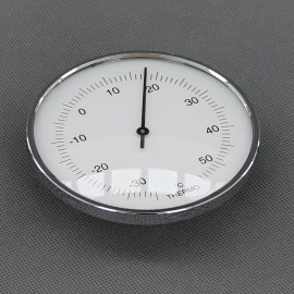 VT146 - teploměr analogový, stříbrný, průměr 95 mm