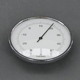VT146 - teploměr analogový, stříbrný, průměr 95 mm