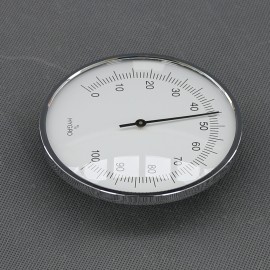 VT147 - vlhkoměr analogový, stříbrný, průměr 95 mm