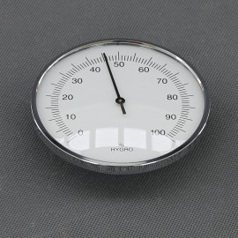 VT147 - vlhkoměr analogový, stříbrný, průměr 95 mm