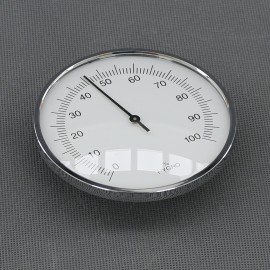 VT147 - vlhkoměr analogový, stříbrný, průměr 95 mm