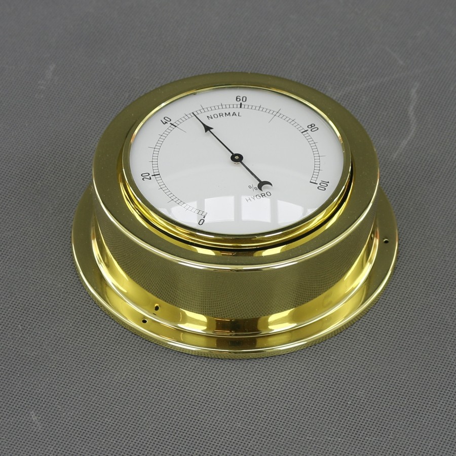 VT151 - vlhkoměr analogový, zlatý, průměr 140 mm
