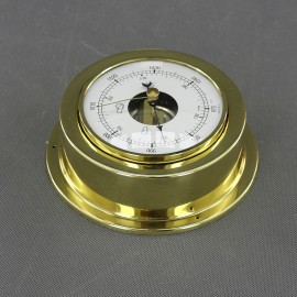 VT152 - barometr analogový, zlatý, průměr 140 mm