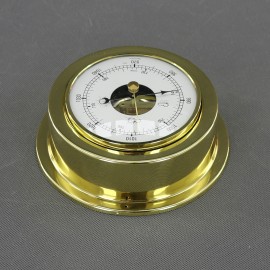 VT152 - barometr analogový, zlatý, průměr 140 mm
