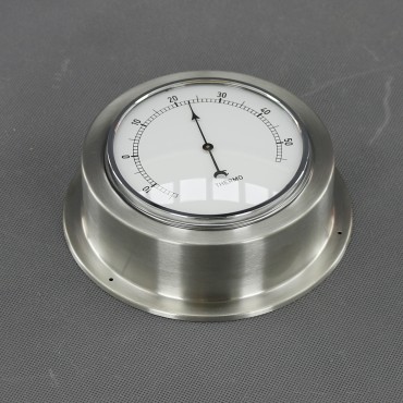 VT155 - teploměr analogový, stříbrný, průměr 140 mm