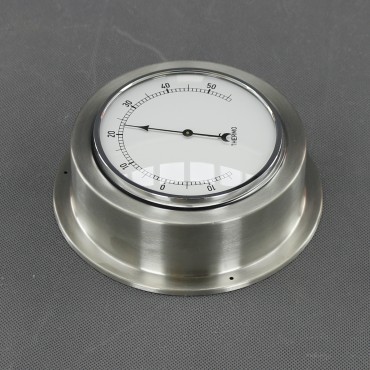 VT155 - teploměr analogový, stříbrný, průměr 140 mm