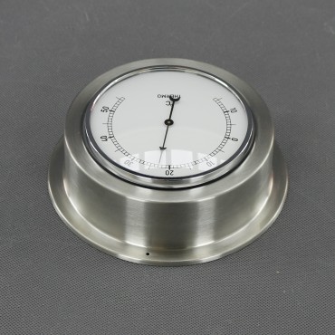 VT155 - teploměr analogový, stříbrný, průměr 140 mm
