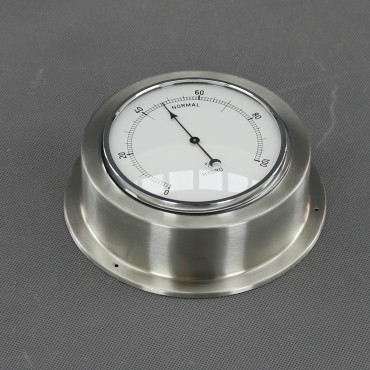 VT156 - vlhkoměr analogový, stříbrný, průměr 140 mm