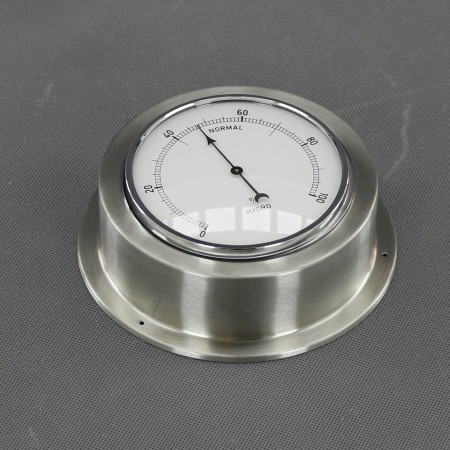 VT156 - vlhkoměr analogový, stříbrný, průměr 140 mm