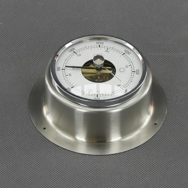 VT162 - barometr analogový, stříbrný, průměr 103 mm