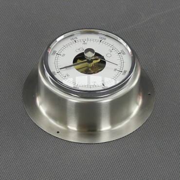 VT162 - barometr analogový, stříbrný, průměr 103 mm
