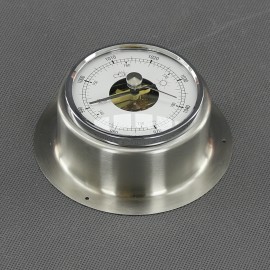 VT162 - barometr analogový, stříbrný, průměr 103 mm